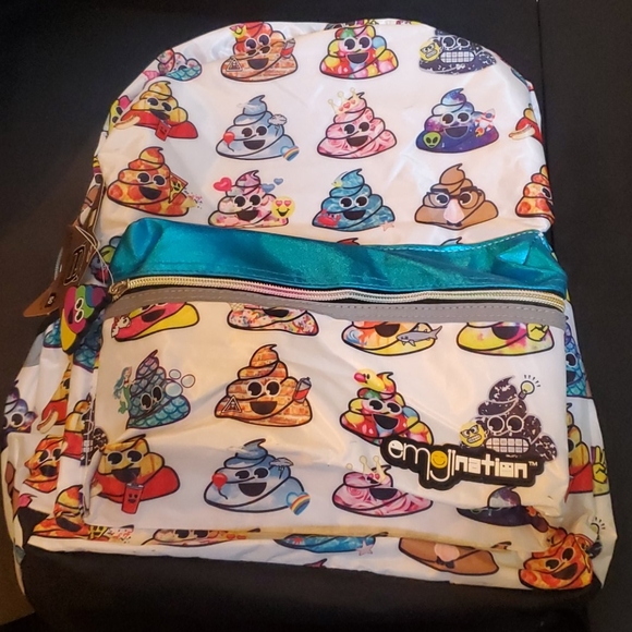emojination Bags Emojination Poop Backpack Poshmark
